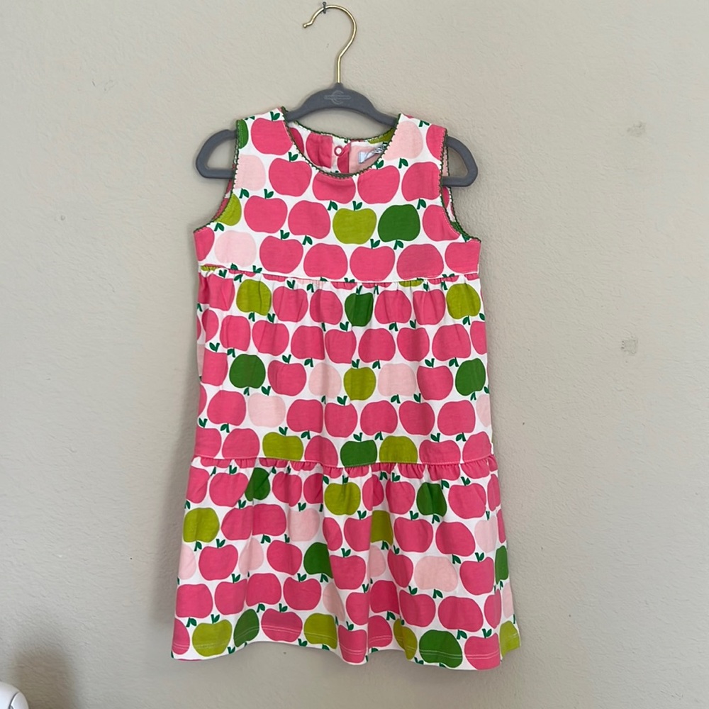 Baby Boden apple dress with bloomers 2T-3T